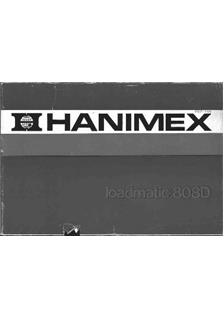 Hanimex Loadmatic 808 D manual. Camera Instructions.